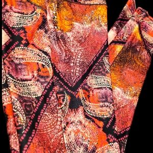 Vibrant Mossimo Paisley Print Leggings